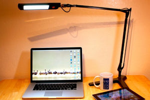 Vector 2800 by Lumiy - Black LED Desk Light Table Lamp