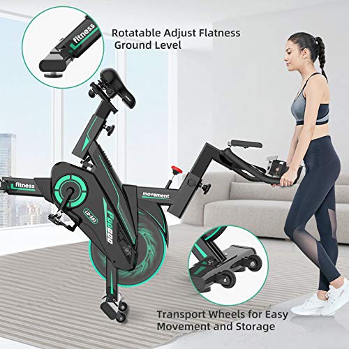 pooboo Indoor Belt Drive Exercise Bike Stationary
