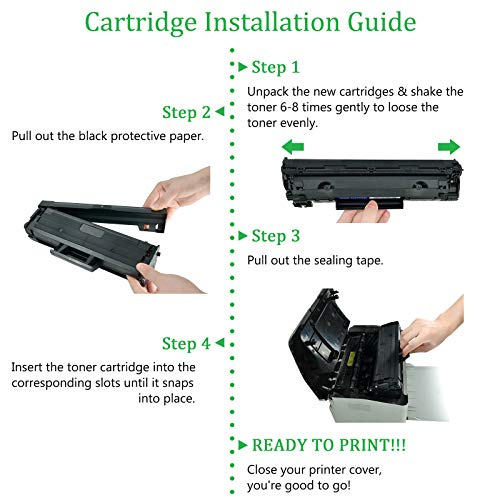 GREENCYCLE High Yield Compatible Toner Cartridge Replacement for Samsung 118L MLT-D118L MLTD118L Use for Xpress M3015DW M0365FW Printer (Black, 10-Pack)