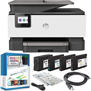HP OfficeJet Pro 9015 All-in-One Wireless Printer w/Smart Home Office Productivity, Instant Ink, Works with Alexa 1KR42A Print, Scan, Copy, Fax, Mobile Bundle with DGE USB Cable + Business Software