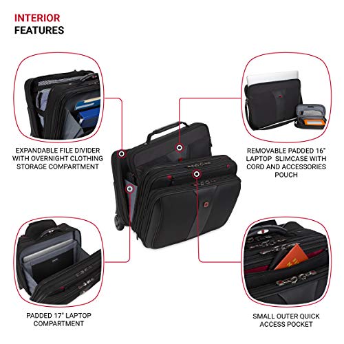 Wenger luggage Patriot II 15.6-Inch, Black