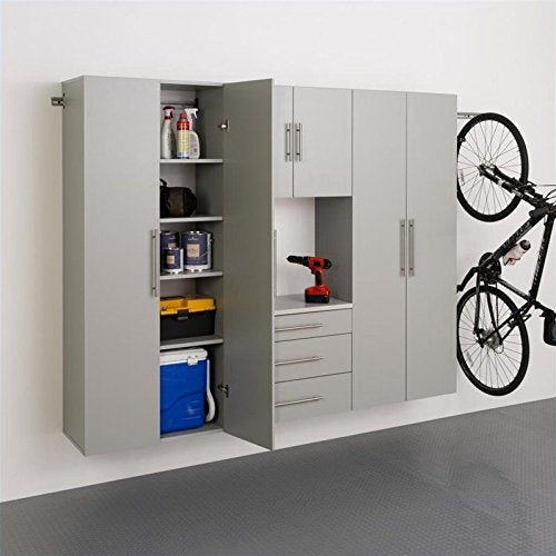 4-Pc Contemporary Storage Cabinet Set