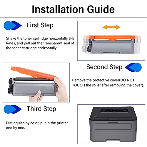 (Black,5-Pack) Compatible TN-660 Toner Cartridge Replacement for Brother TN660 HL-L2315DW HL-L2300D HL-L2305W Printer Toner Cartridge