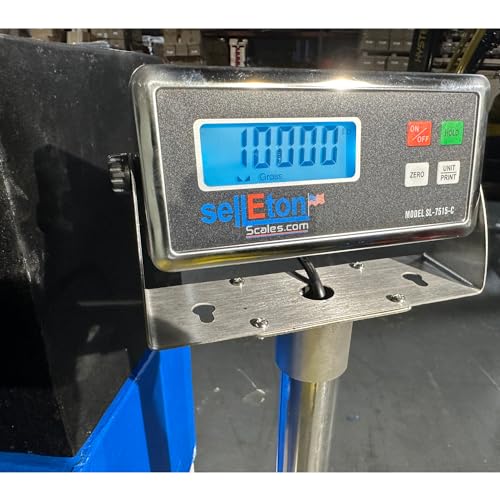 SellEton Non-NTEP Industrial Floor Scale 60" x 60" (5' x 5') - 5,000 lbs x 1 lb