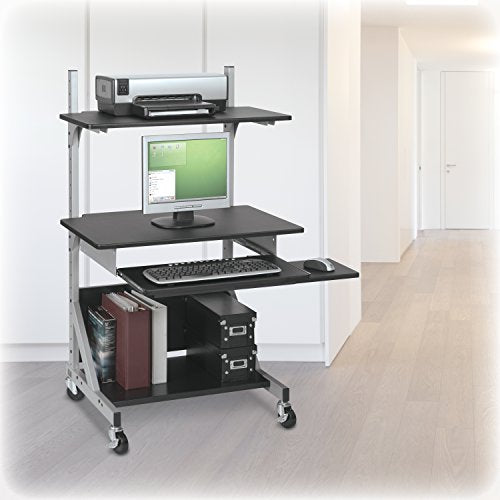 Balt 42551 Alekto Industrial Sit & Stand Workstation, 27.5" - 52.5"H x 30"W x 24"D