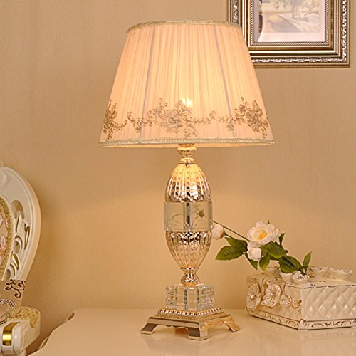 505 HZB Fashion Crystal Desk Lamp Bedside Lamp, American Bedroom, Study Room, Living Room Lamp
