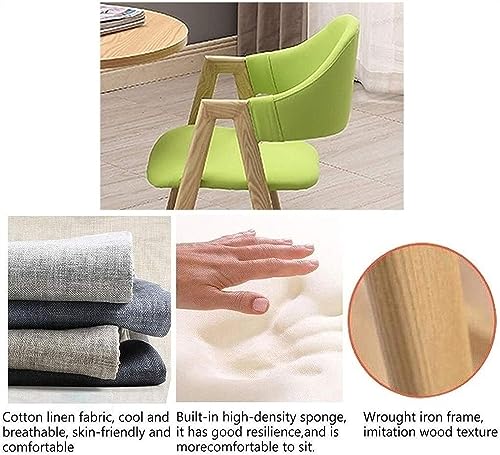 DOKERS Office Reception Table and Chair Set - 4-Person Modern Wooden Furniture, Minimalist Design