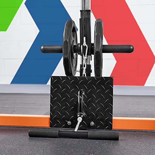 METIS Power Cage Gym Equipment - Power Rack with Weight Plates Storage, Pull Up Bar Station, Dip Bar Station & Optional Pulley System | Strength Training Equipment (Cage + Pulley System)