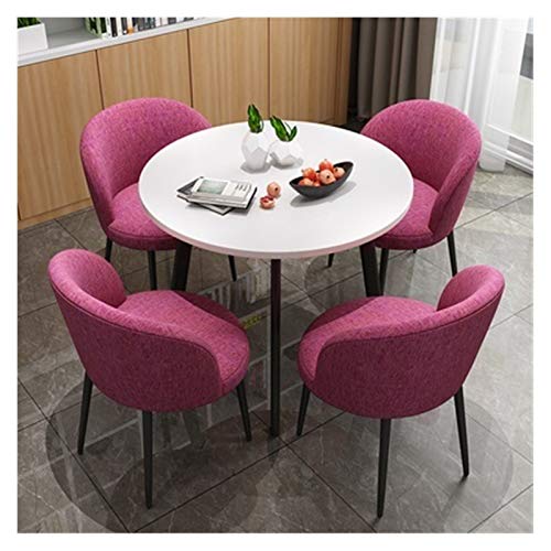 SYLTER Office Conference Table and Chair Set - Double-Layer Reception Desk - 80cm (Color Options)
