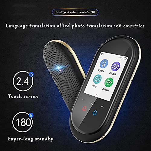 UsmAsk Language Translator Device - 72 Languages, Multi-Language Photo Translation - Golden