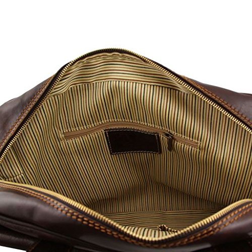 Tuscany Leather Reggio Emilia Exclusive leather laptop case Black