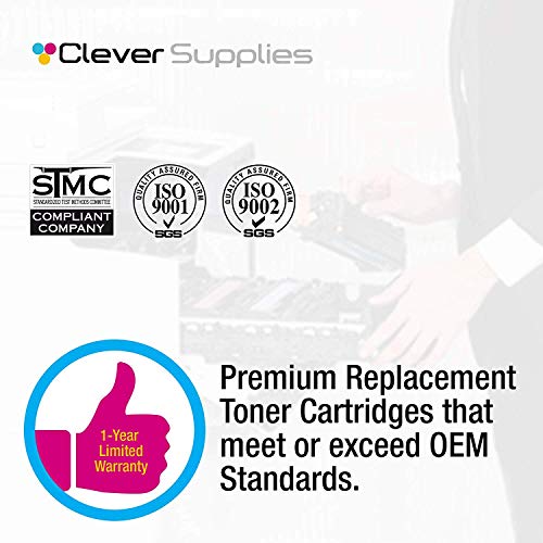 CS Compatible Toner Cartridge Replacement for HP Enterprise M750 CE270A Black CE271A Cyan CE272A Yellow CE273A Magenta HP 650A Color Laserjet CP5520 CP5520n M750 CP5520dn CP5520n 8 Color Set