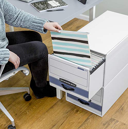 Bankers Box Stor/Drawer Steel Plus 100% Recycled Storage Drawers, Legal, 6 Pack (1231201)