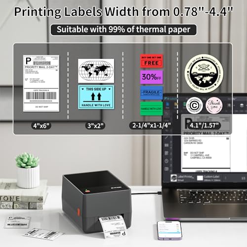 Itari T310 Thermal Transfer Printer - 300 DPI Inkless Industrial Printer