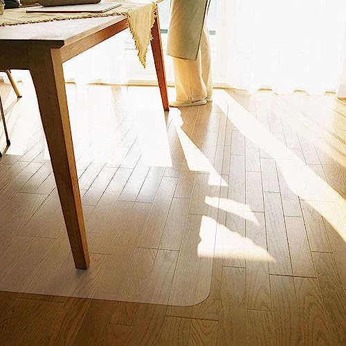 None Floor Mat Protector 48"x36" PVC for Hardwood - 8 Pack