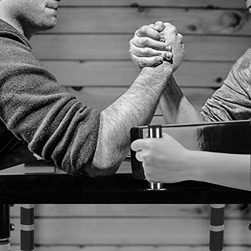 HENGGE Standard Arm Wrestling Table -Armwrestling Training Equipment- is Suitable for Home Office Gym Club,Black