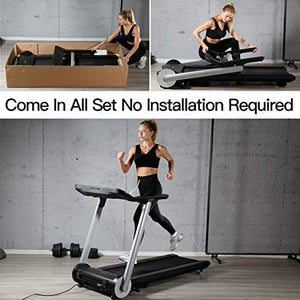 Ovicx Foldable Treadmills for Home - Heavy Duty Portable Folding Compact Small Thin Electric Fold Up Lightweight Treadmill for Space Saver Apartment