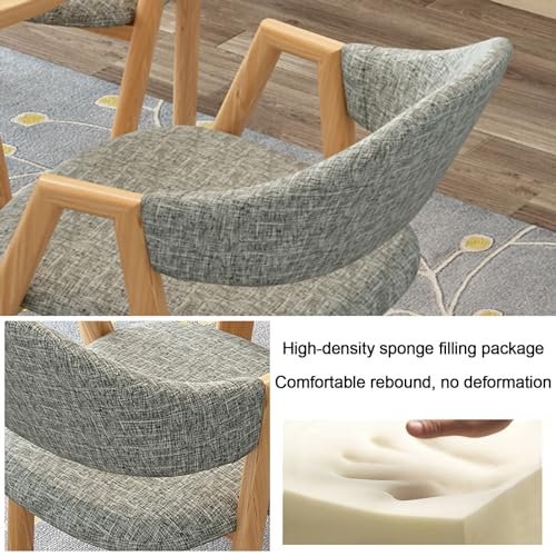 BYJSJY Round Dining Table, Coffee Table and Chair Set - 80cm, Color A2