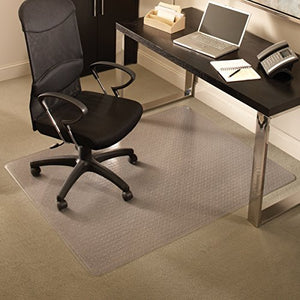 ES Robbins Extra High Pile Carpet ChairMat, 72"x96" Rectangle - Straight Edge