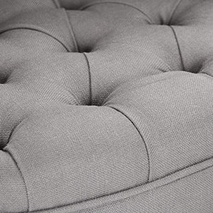 Zentique Amelie Slipper Children Chair, Grey Linen