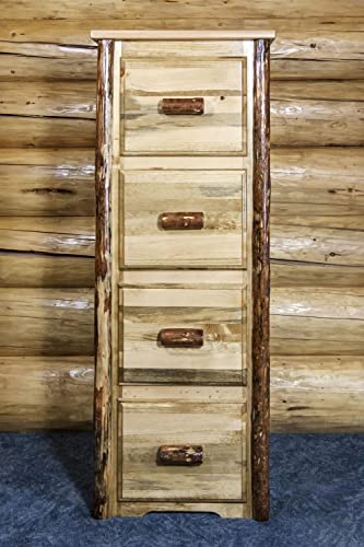 Montana Woodworks Glacier Country Collection 4-Drawer File Cabinet