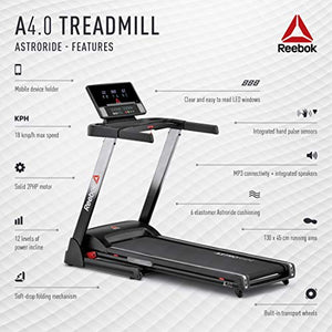 Reebok A4.0 Treadmill - Silver - 120V