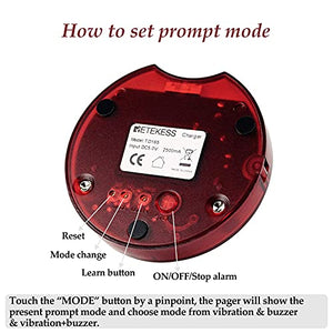 Retekess Fast Food Pager System with 30 Coaster Pagers