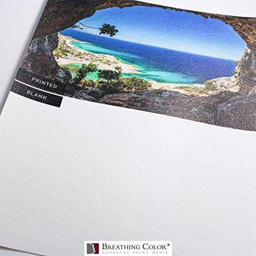 Crystalline Satin Bright White, Poly-Cotton Inkjet Canvas 44in x 40ft Roll Makes Color and Contrast Art Pop With Its Exquisite Satin Finish