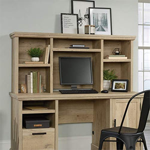 UrbanPro Farmhouse Computer Hutch in Light Prime Oak