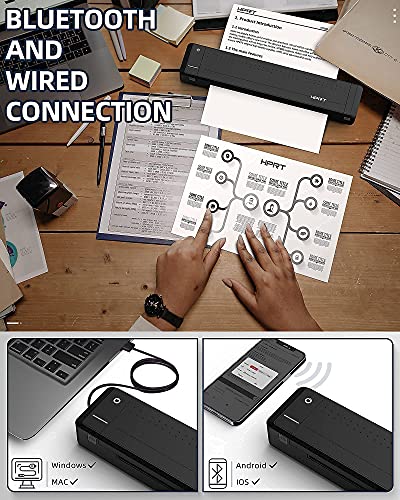 HPRT MT800 Portable Thermal Transfer Printer for Travel