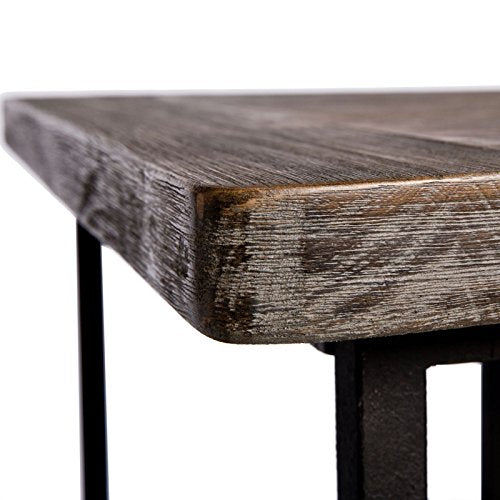 Rustic Desk Provides Classic Style and Contemporary Functionality. Computer Table Workstation Suitable for Home, Office Area, Craft Room, Or Den. PC Laptop Farmhouse Desktop Creates Timeless Feel.