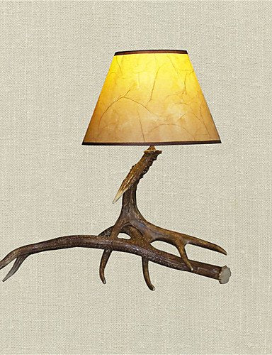 SSBY vintage Table Lamps country Antler lamps Industrial Fixture 1-Lights Living Room Bedroom lights , 110-120v