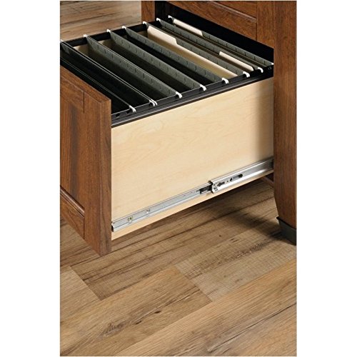 Pemberly Row L Shaped Computer Desk in Washington Cherry