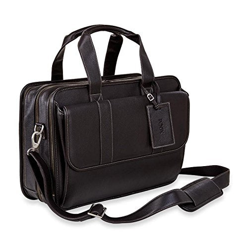 Levenger Bomber Jacket Expandable Brief 2.0 - Mocha