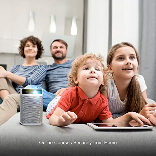 XGIMI MOGO Pro,1080P Full HD, 300 ANSI Lumen Smart Portable Projector, Harman/Kardon Speakers, Android TV 9.0, Google Play Store, The Only 1080P Android TV Portable Cinema