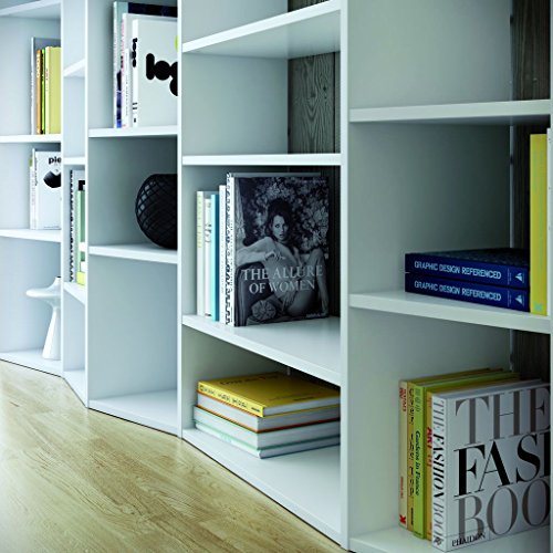 Temahome Valsa Shelving Unit, Composition 2012-005, Pure White