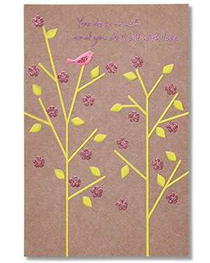 American Greetings You Do So Much Mother's Day Card with Glitter