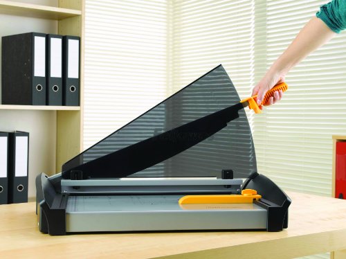 Fellowes Plasma 180 Paper Cutter, Black/Silver (5411102)