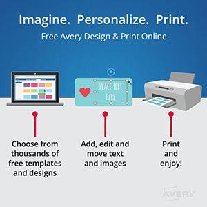 Avery Weatherproof Mailing Labels, TrueBlock Technology, Laser Printers, 1" x 2-5/8", Bulk Pack of 15,000 (95520)