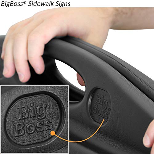 SmartSign BigBoss Pro Changeable Message Board (White) with 4 Inch and 9 Inch Letters and Numbers Kit