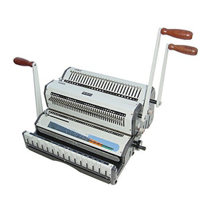 Akiles DuoMac-431 2-in-1 Combo Binding Machine, Punches/Closes 3:1 Pitch Wires & 4:1 Pitch Coil, 20 Sheets Capacity