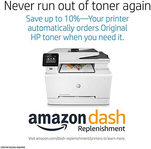 HP LaserJet Pro M281fdw All in One Wireless Color Laser Printer, Amazon Dash Replenishment Ready (T6B82A)