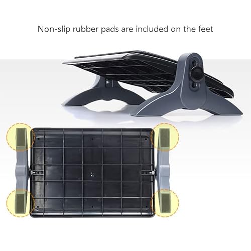 NOTRYA Office Foot Rest Adjustable Angle Soft Cushion Ergonomic Under Desk Footrest