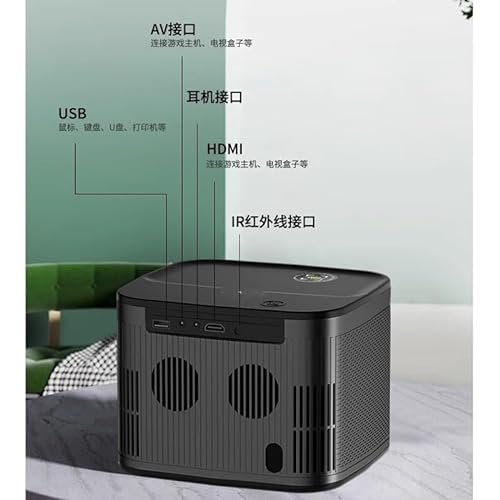 None SMTYY Home Intelligent Voice Control Portable Projector TV
