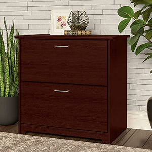 Bush Furniture Cabot 2 Drawer Lateral File Cabinet | Home Office Document Storage, 32W, Harvest Cherry