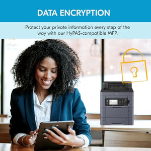 KYOCERA TASKalfa PA4500ci Color Laser Printer 47 ppm, 1200 dpi, Gigabit Ethernet & HyPAS Capable, 4.3" Touchscreen Panel, 650 Sheet Capacity