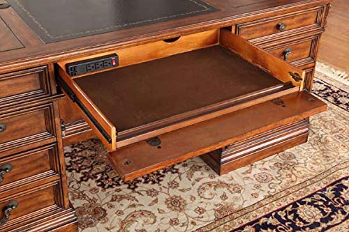 Parker House - Grand Manor Granada Double Pedestal Executive Desk - PAH-GGRA-9080-3-CL