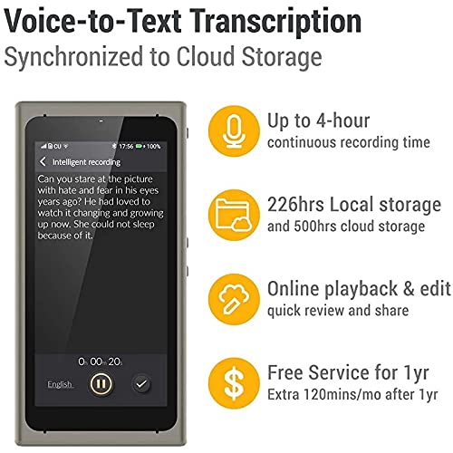 None SMFYQ AI Translator Voice Recorder Multi Languages Transcription Photo Translation Interpretation