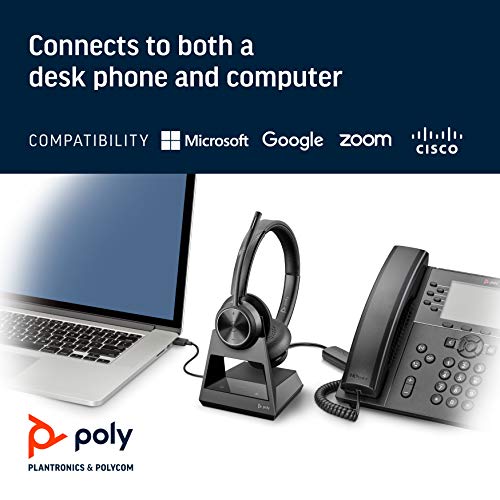 Plantronics Poly Savi 7320 Wireless DECT Headset System