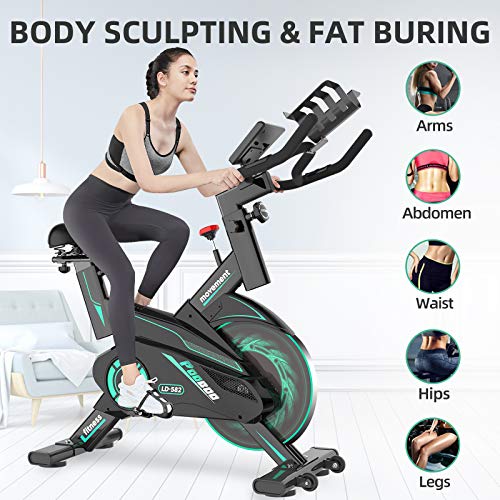 pooboo Indoor Belt Drive Exercise Bike Stationary